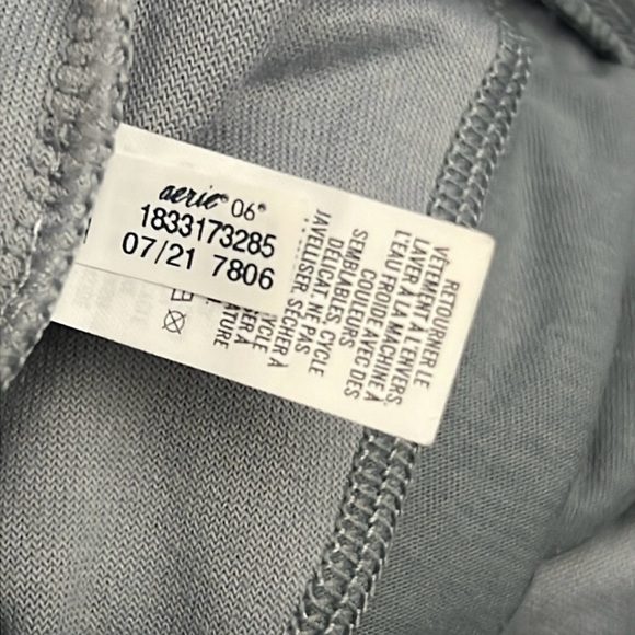 Aerie Velour Super Flare High Waisted Drawstring Pant Size L - Picture 8 of 9